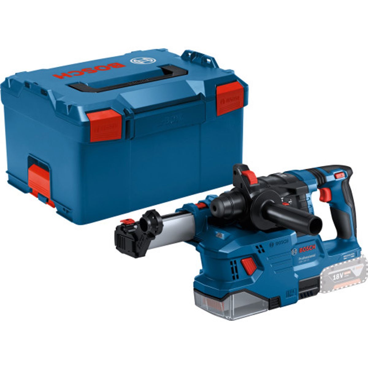 Bosch borehammer GBH 18V-22 GDE 18V-12, solo, L-Boxx