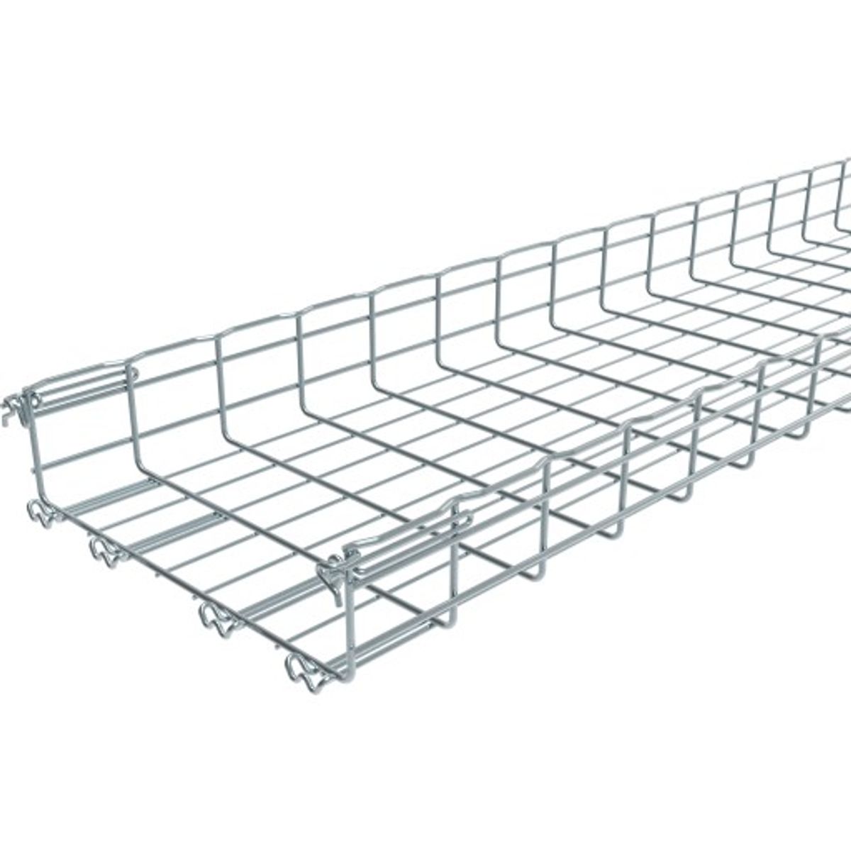 3 meter Gitterbakke FC 105/400-E elektrogalvaniseret Fasclic+ (3M)