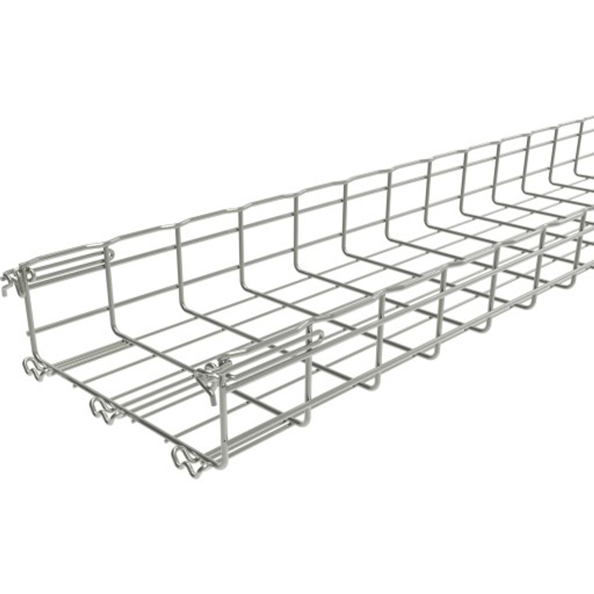 3 meter Gitterbakke FC 105/300-RS rustfri 316L Fasclic+ (3M)