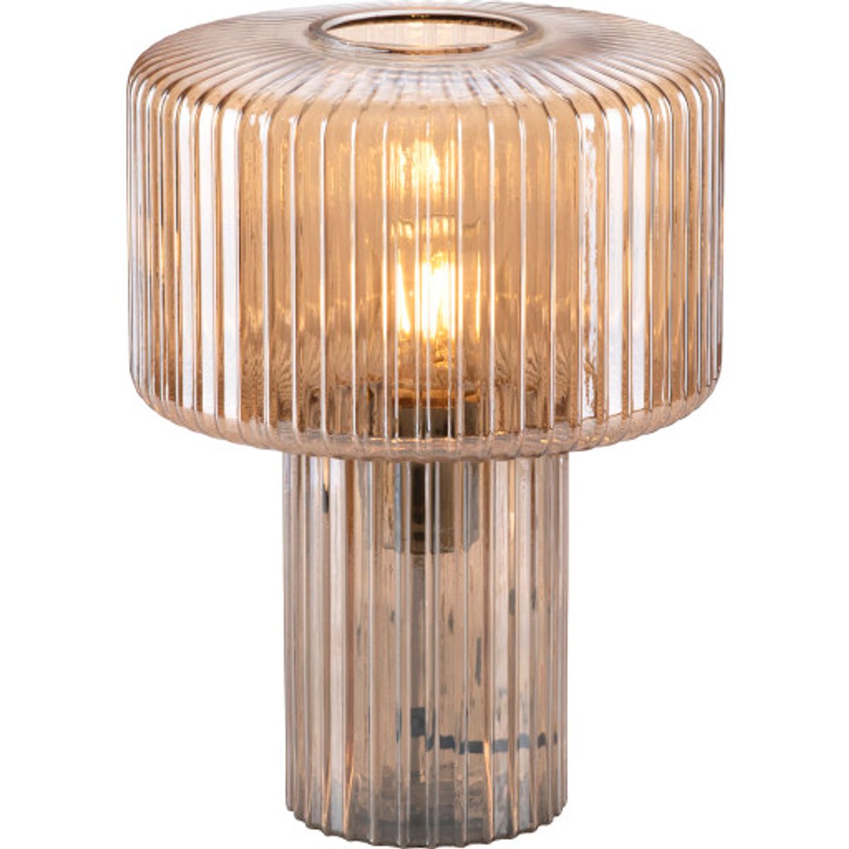 Paul Neuhaus Fungus bordlampe, ravfarvet