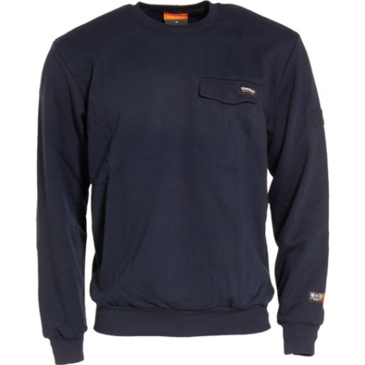 Tranemo sweatshirt 598589, navy, flammehæmmende, str. XS