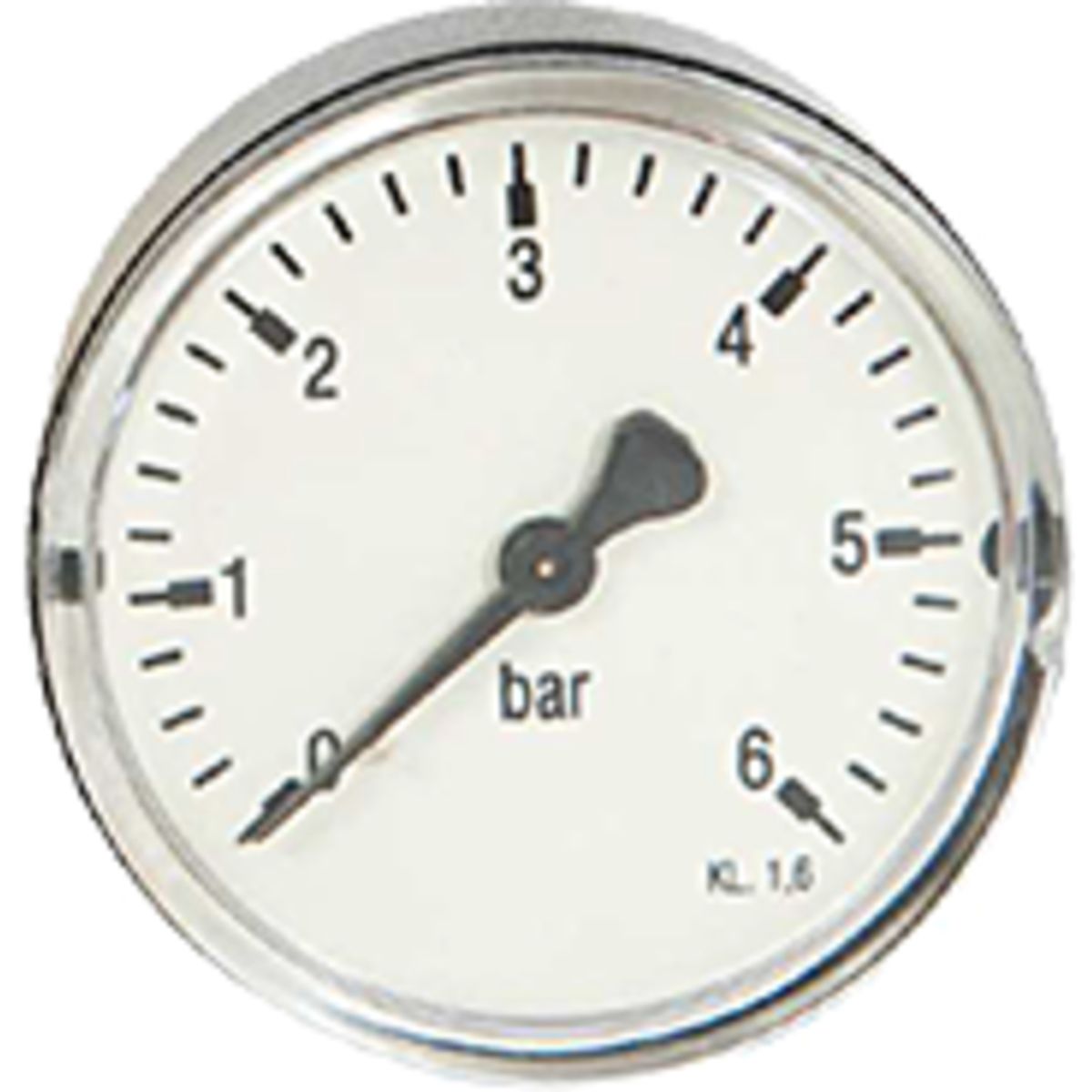 Manometer Ø63, 1/4" Bagudvendt, 0-4 bar