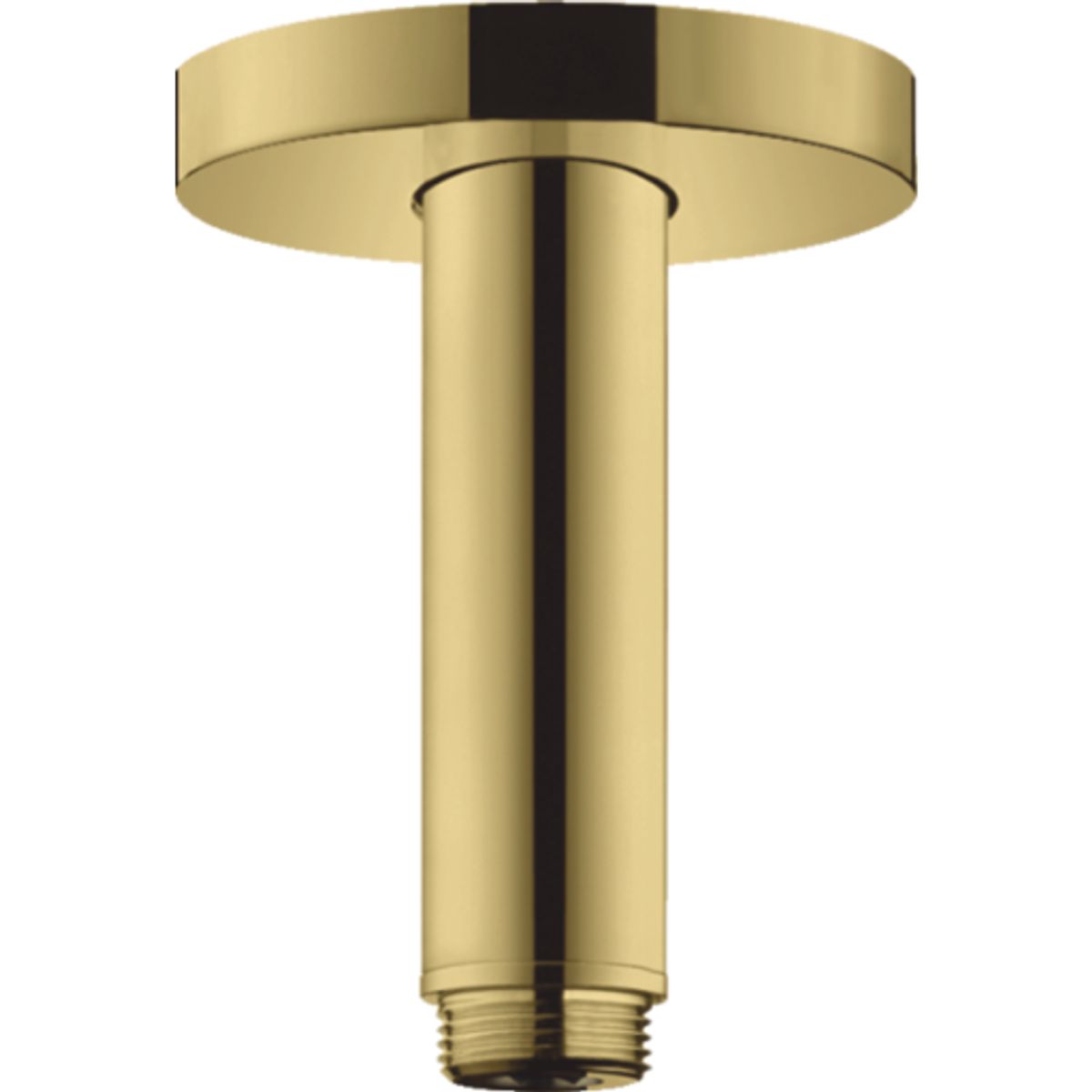 Hansgrohe brusearm S, 10 cm, guld