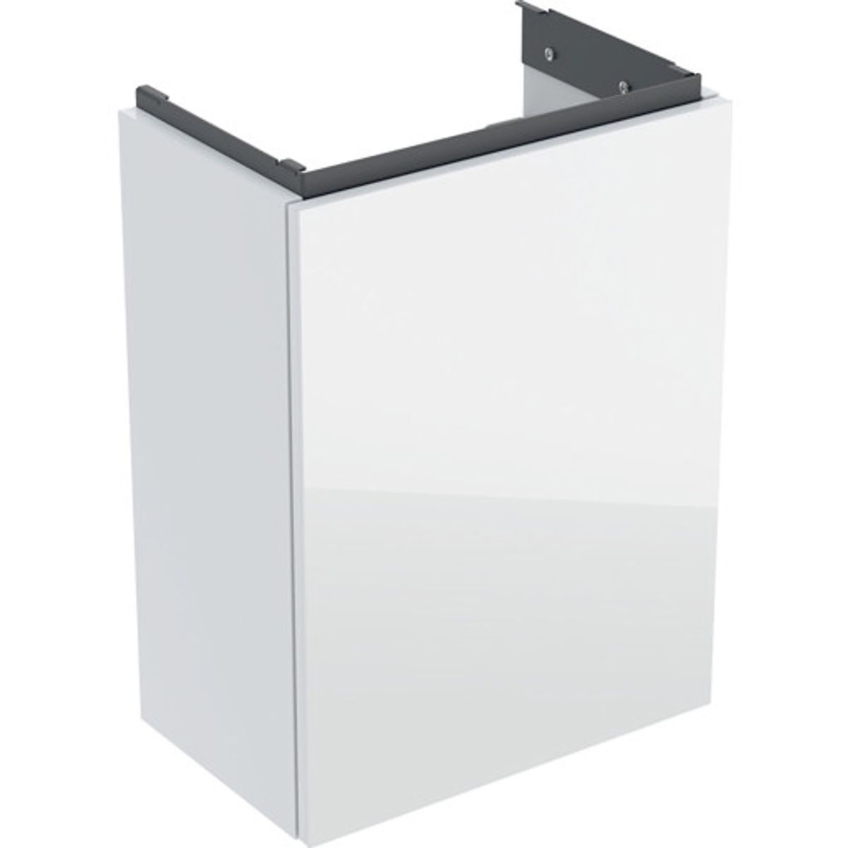 Geberit Acanto underskab, 39,2x24,6 cm, hvid glas