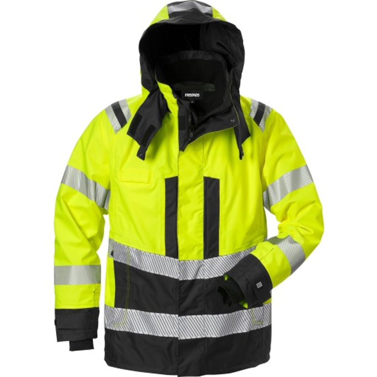 Kansas skaljakke 127666, high-vis kl.3 gul/sort, str. S