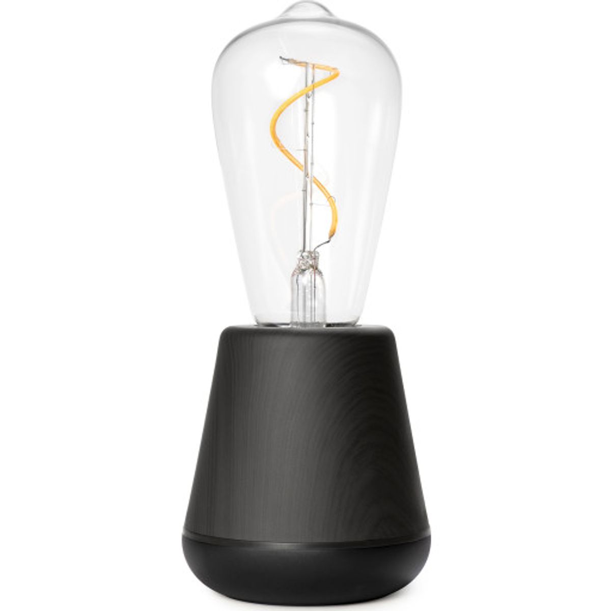 Humble One Smart genopladelig bordlampe, sort eg