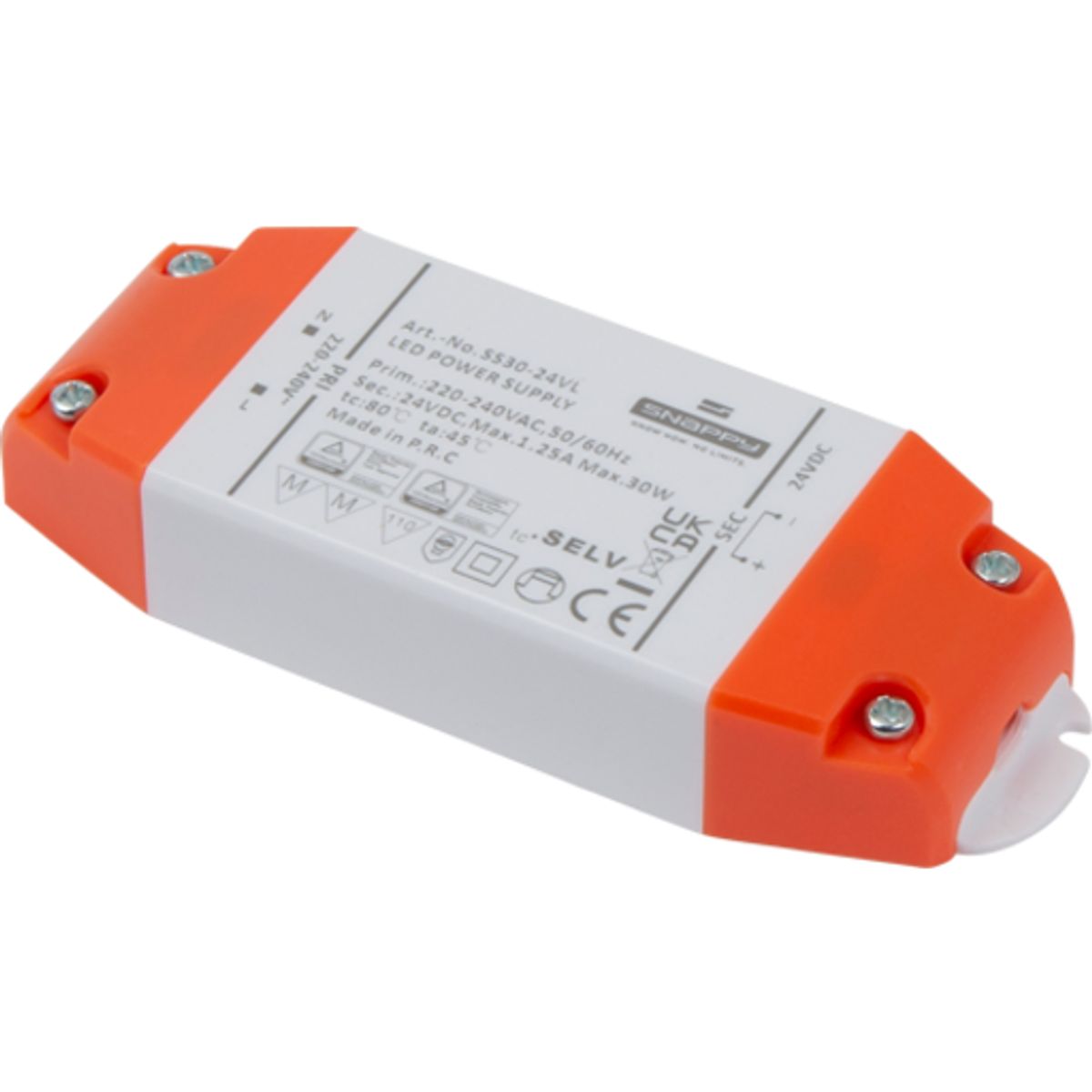 LED Driver 30W 24Vdc IP20