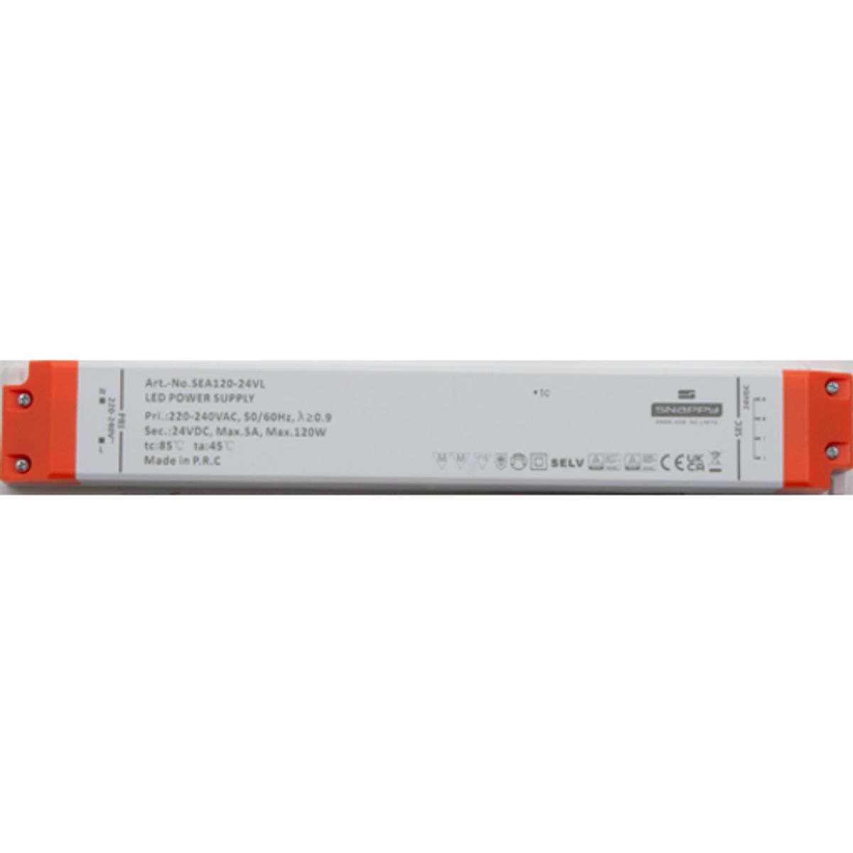 LED Driver 120W 24Vdc IP20