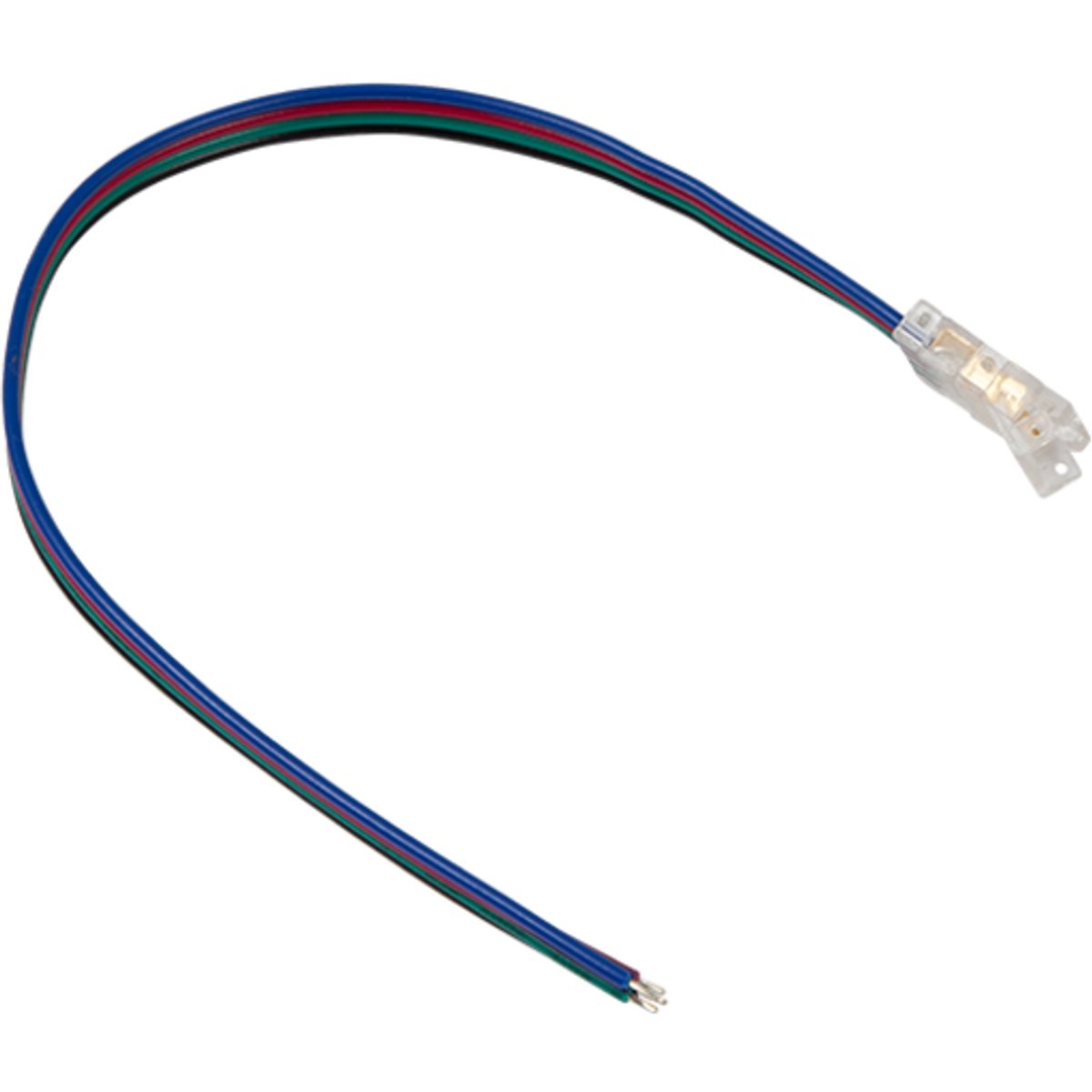 Tilslutning Cob Led Strip RGB m/kabel IP20 10mm