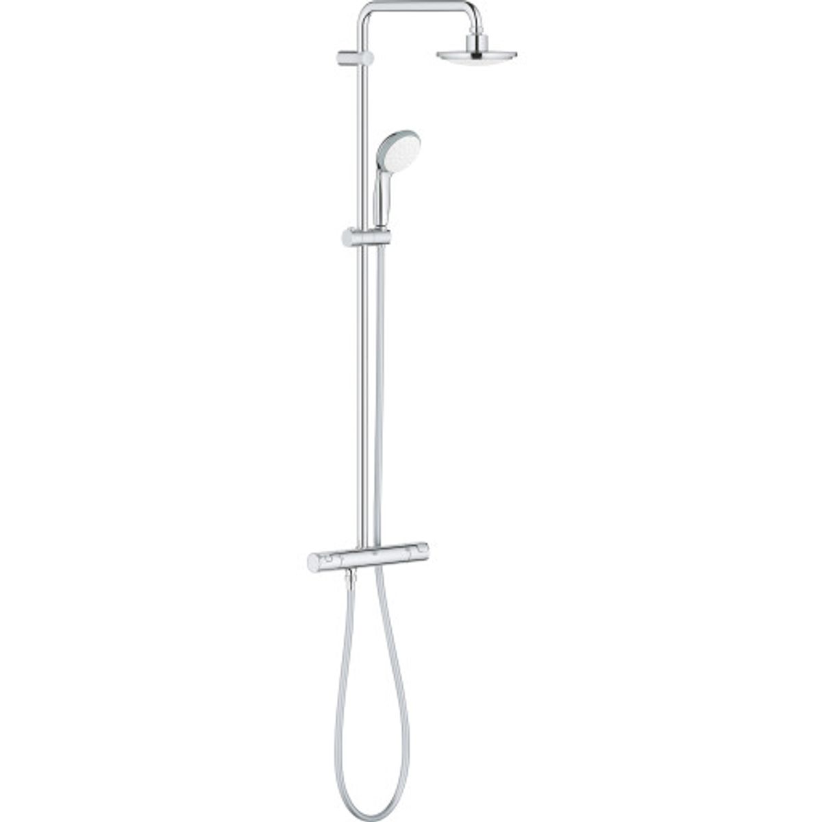 GROHE VITALIO START SHOWER SYSTEM termostatbatteri 2hul m/hoved/