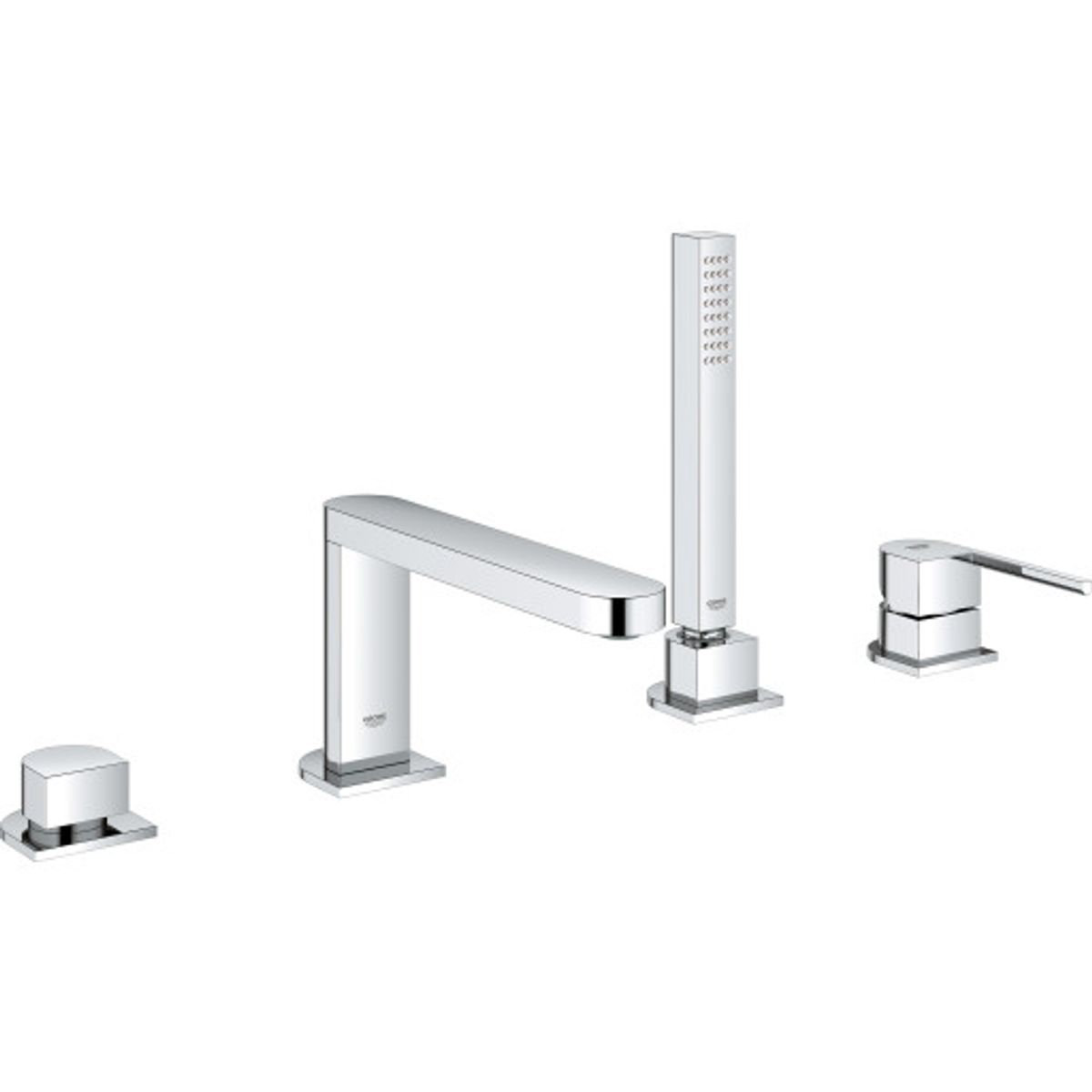 GROHE PLUS 2019 etgrebsbatteri 211mm tud 4hul t/kar/br messing f