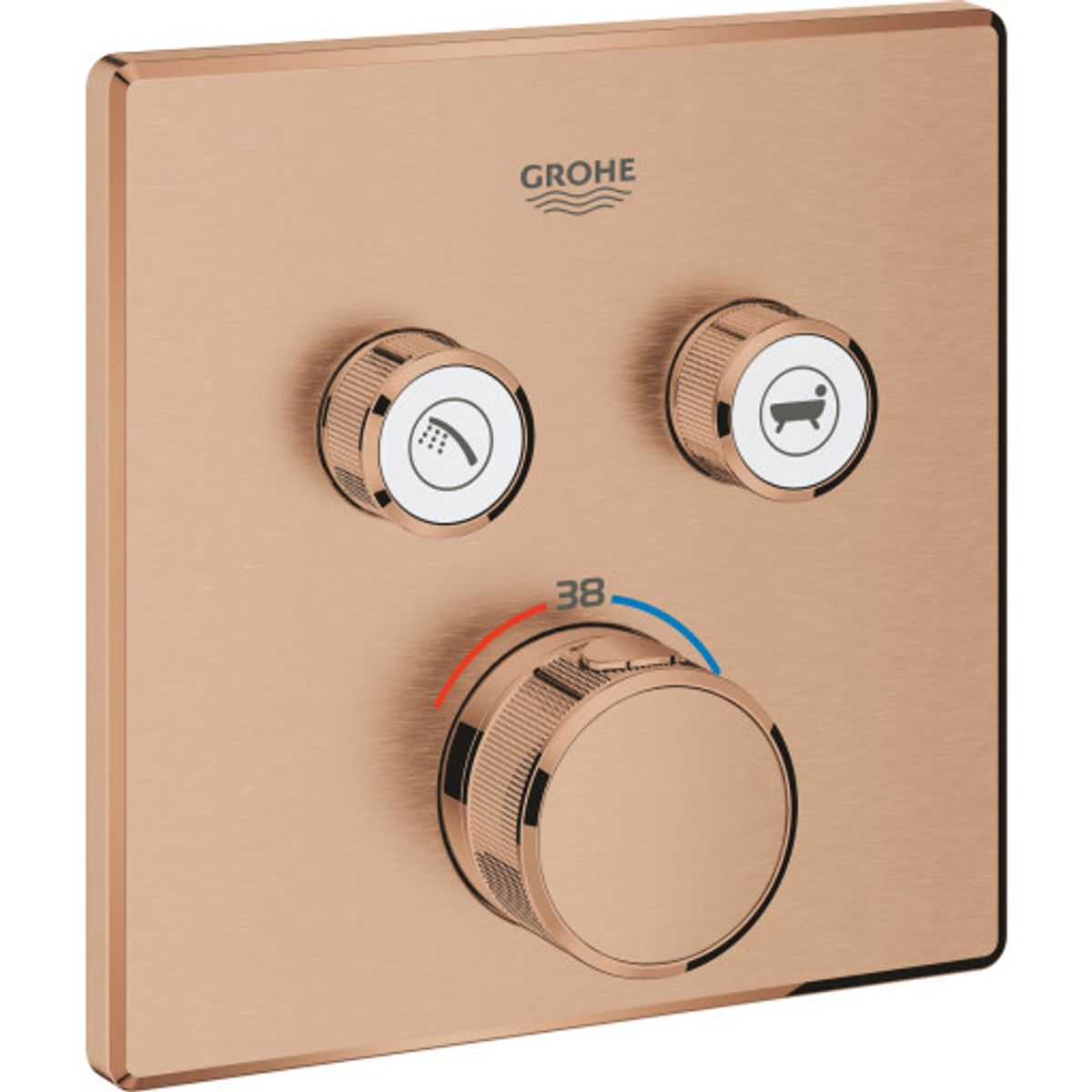 GROHE GROHTHERM SMARTCONTROL termostatbatteri 158x158mm udv dele