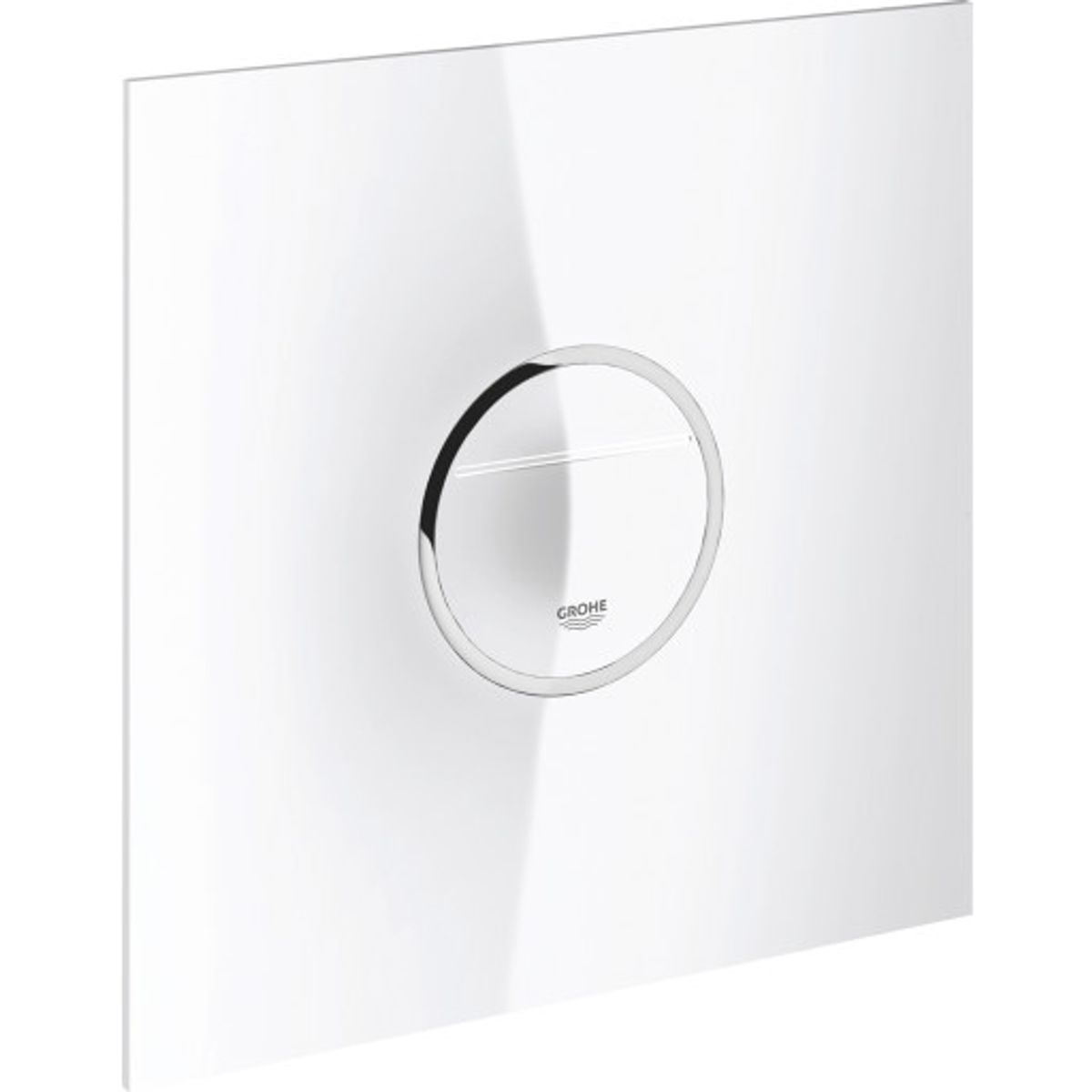 GROHE VERIS Betjeningsplade 200x200mm LED 2skyl glas moon white