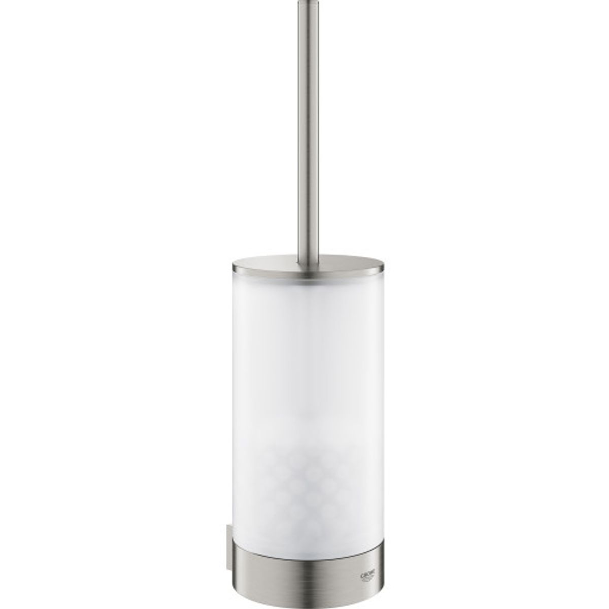 GROHE SELECTION toiletbørste 383mm holder/skål glas/messing Supe