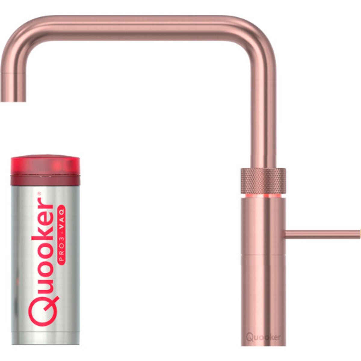 Quooker Fusion Square sæt, 3 liter, rosa kobber