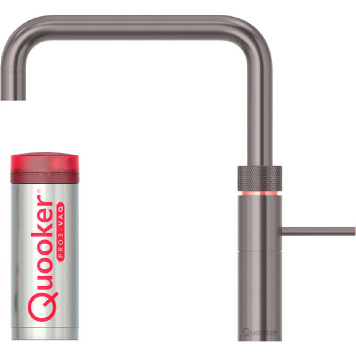 Quooker Fusion Square sæt, 3 liter, sort krom