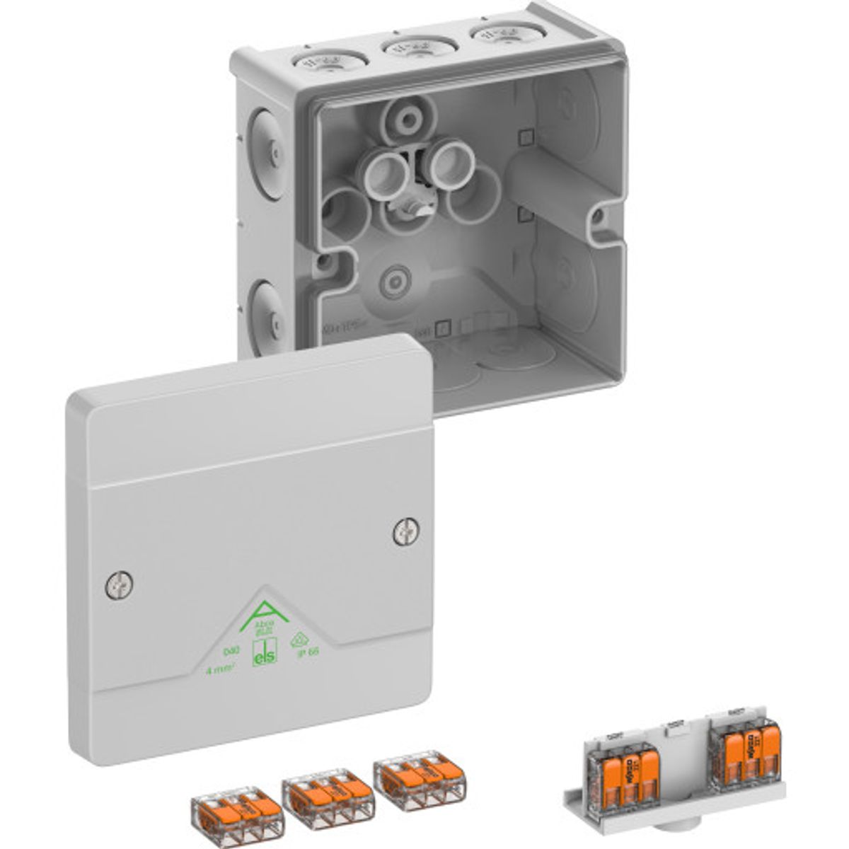 Forgreningsdåse Abox SLK-4mm² grå