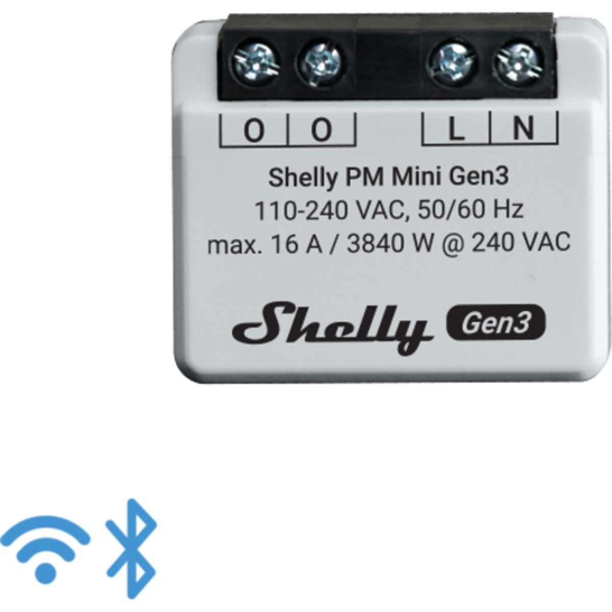 Shelly Plus Mini effektmåler med Wi-fi