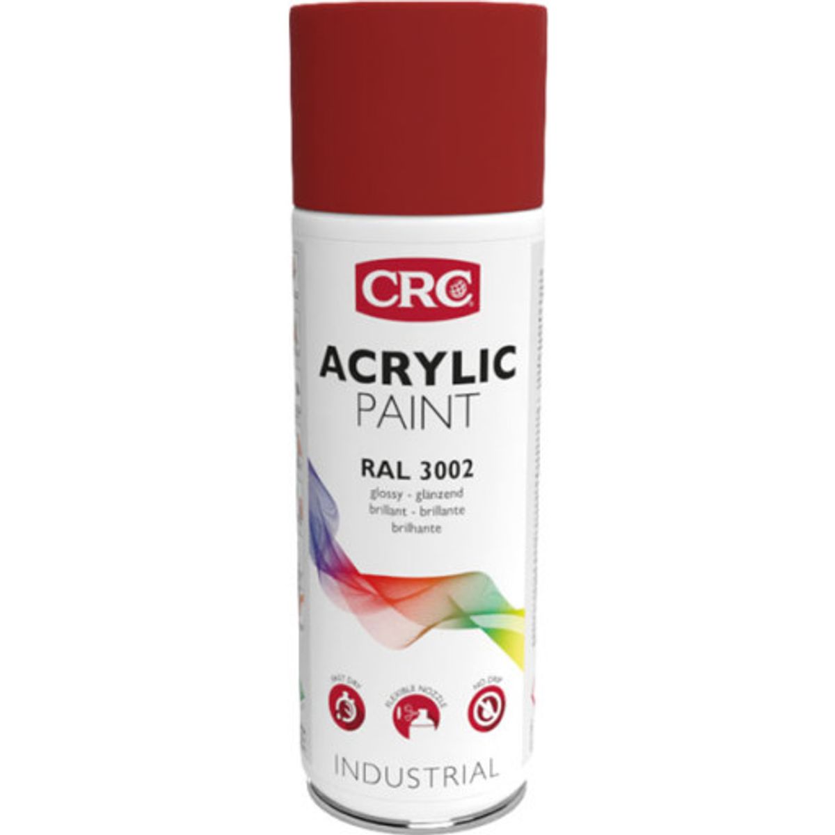 6 stk AKRYL SPRAYMALING, CARMIN RED RAL 3002, AEROSOL 400 ML