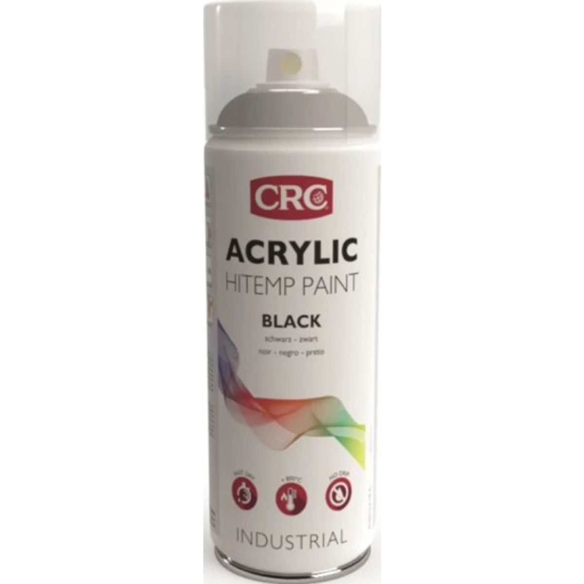 6 stk AKRYL SPRAYMALING, HIGH TEMPERATURE BLACK EFFECT SPRAY, 400 ML