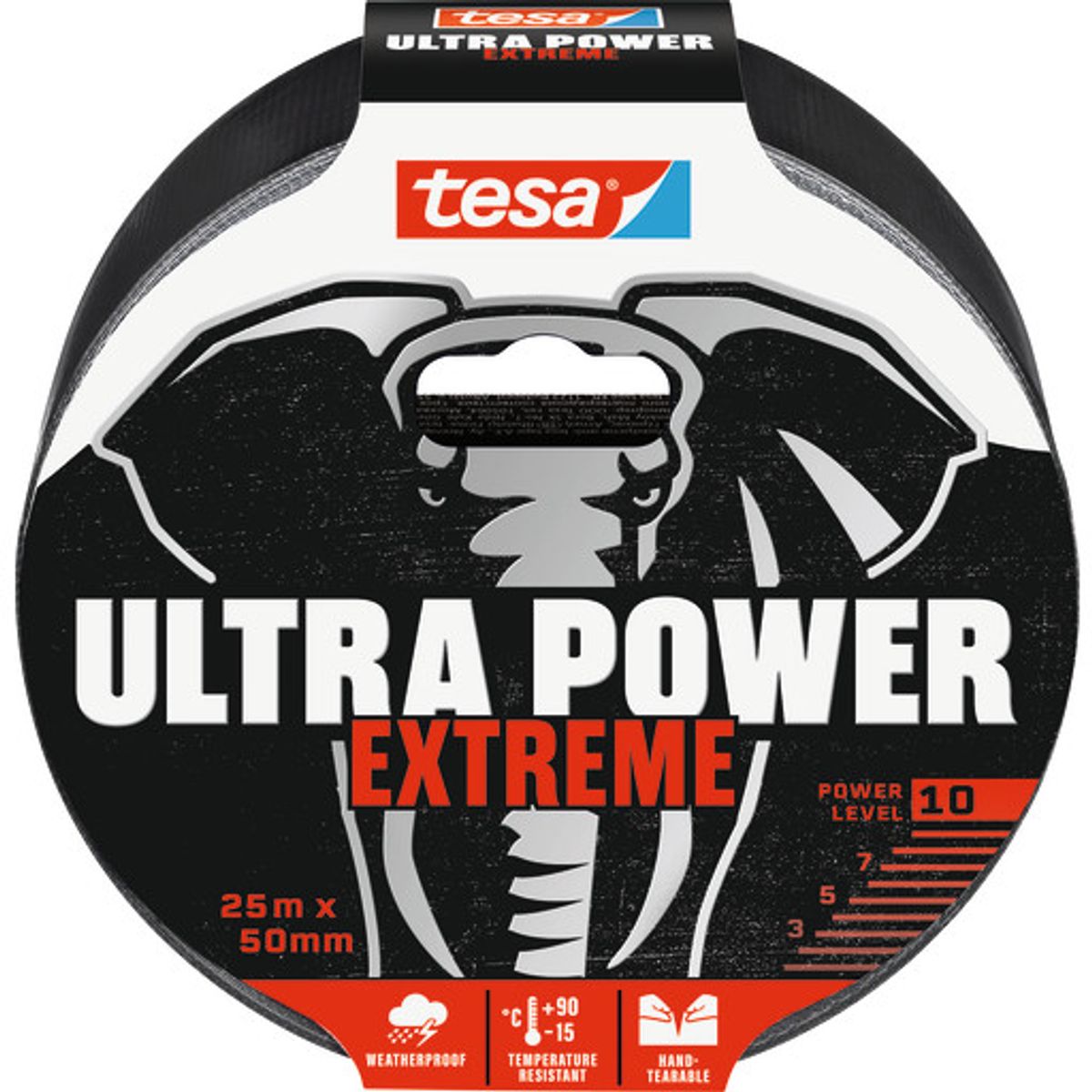 Tesa Ultra power extreme reparationstape, 50 mm, 25 meter