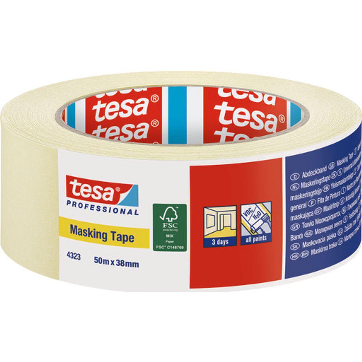 tesa afdækningstape 4323 universal 38 mm x 50 m