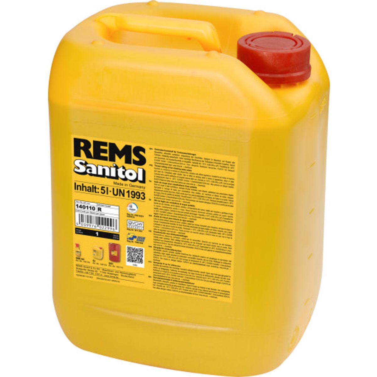 REMS skærevæske, syntetisk, Sanitol, 5 l