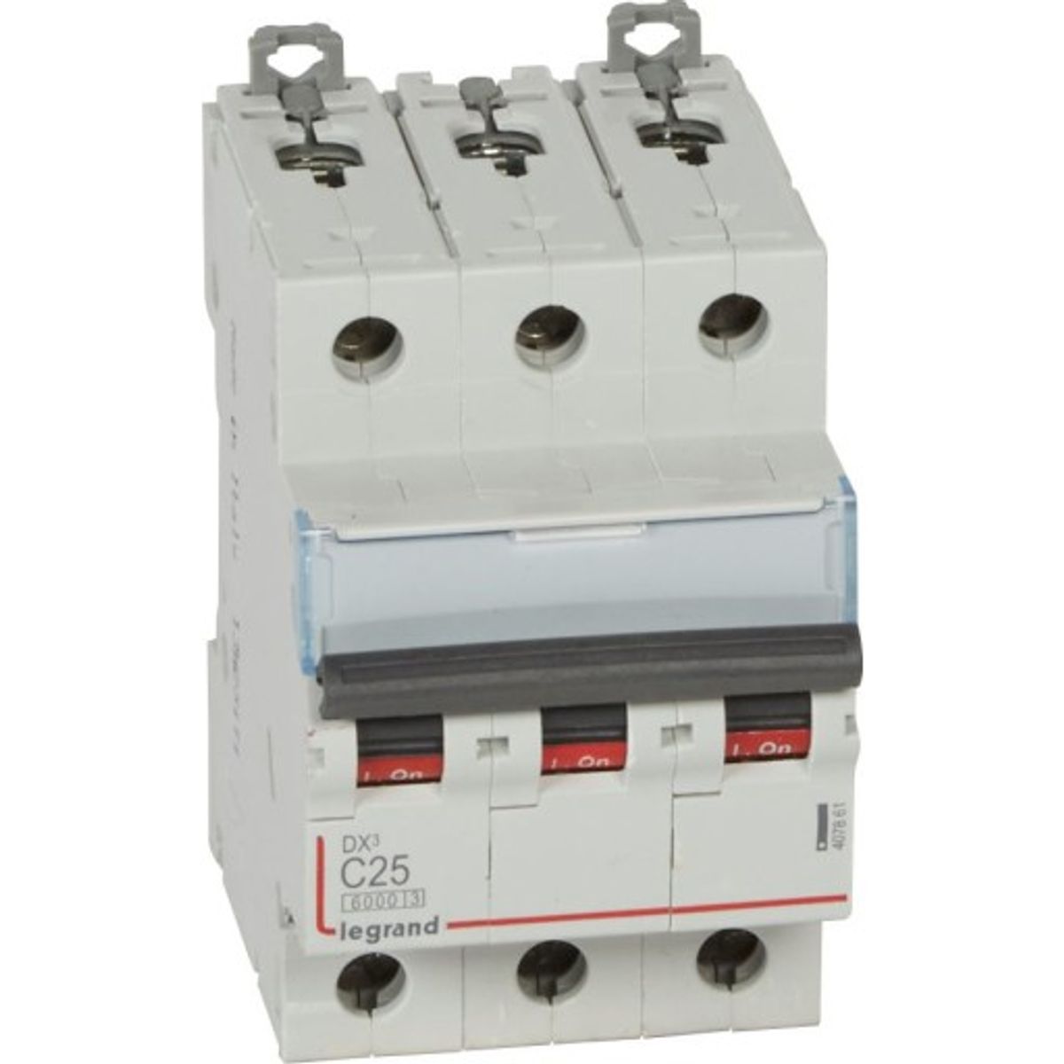 DX3 MCB automatsikring C25 3P 3M 6/10kA