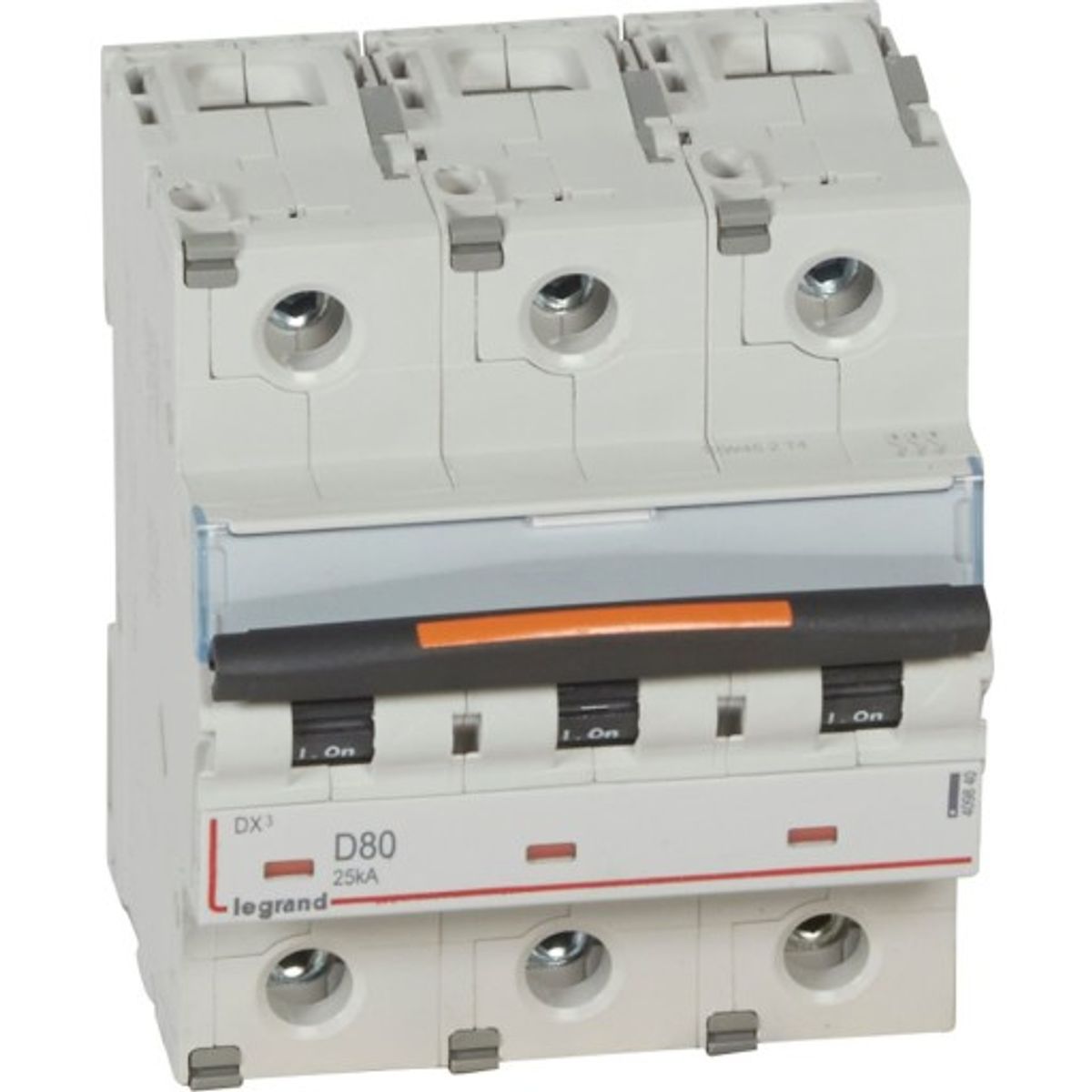 DX3 MCB automatsikring D80 3P 4,5M 25kA