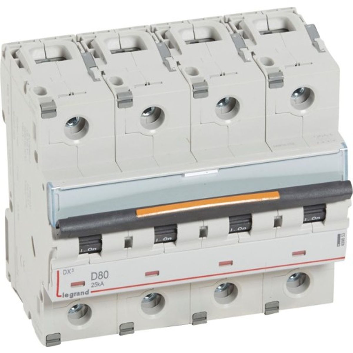 DX3 MCB automatsikring D80 4P 6M 25kA