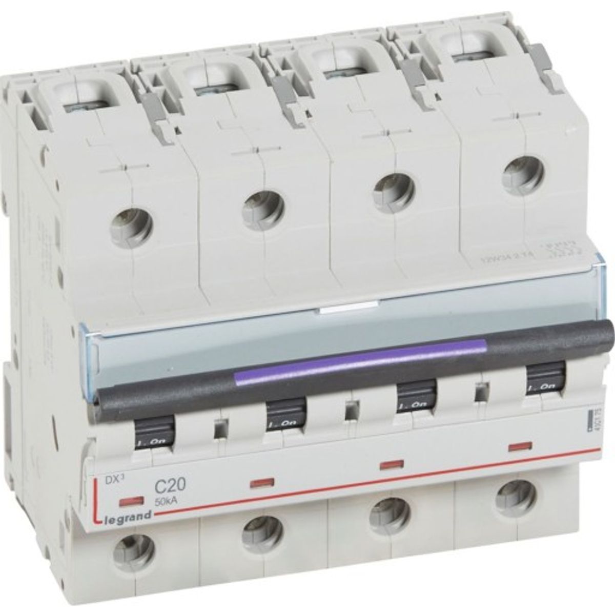 DX3 MCB automatsikring C20 4P 6M 50kA