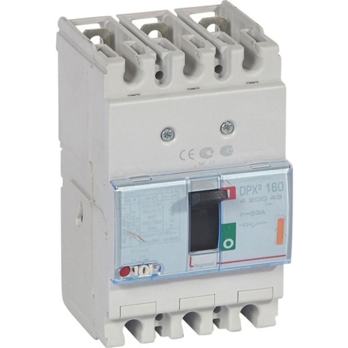 DPX3 160 Maksimalafbryder Termo 3P 63A 25kA