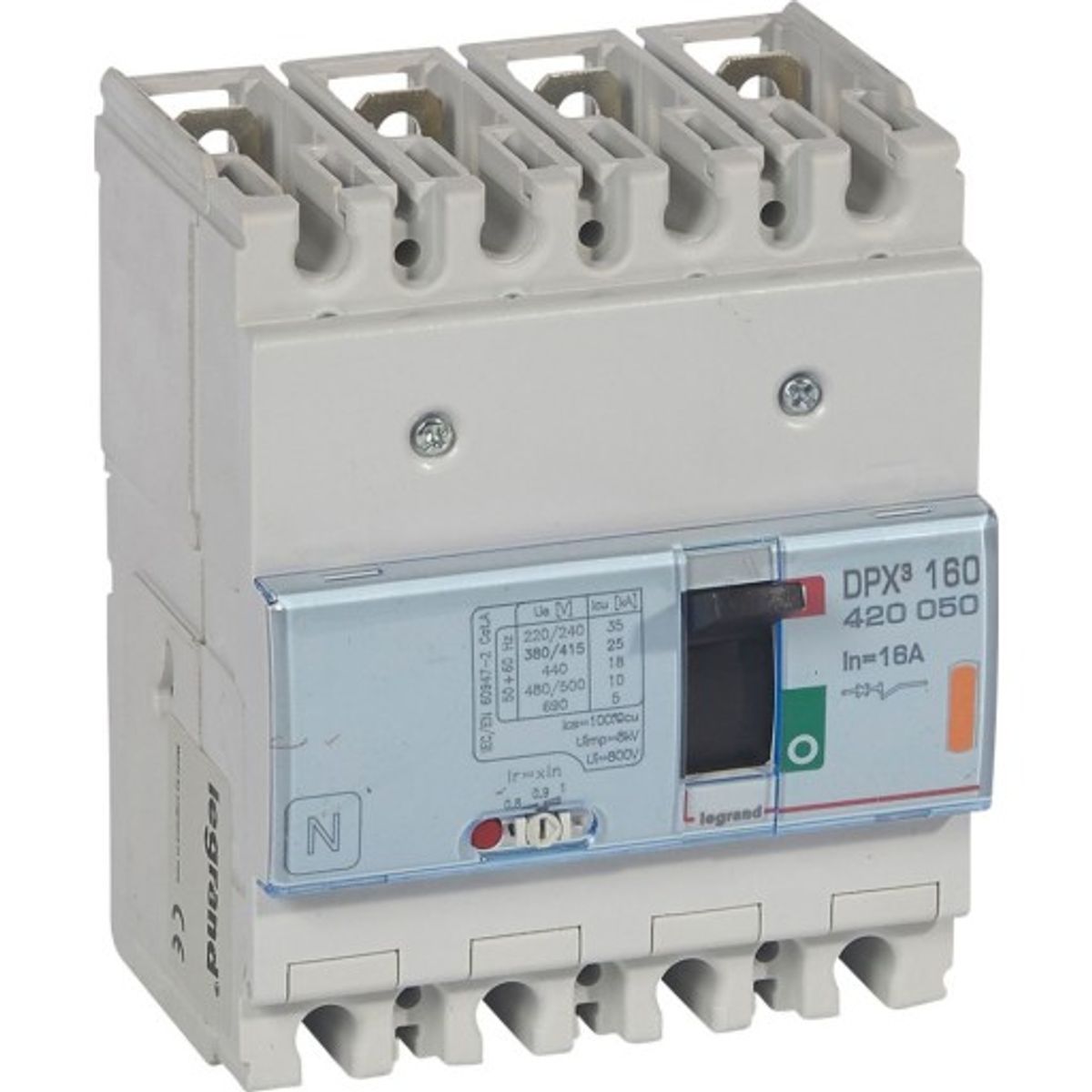 DPX3 160 Maksimalafbryder Termo 4P 16A 25kA