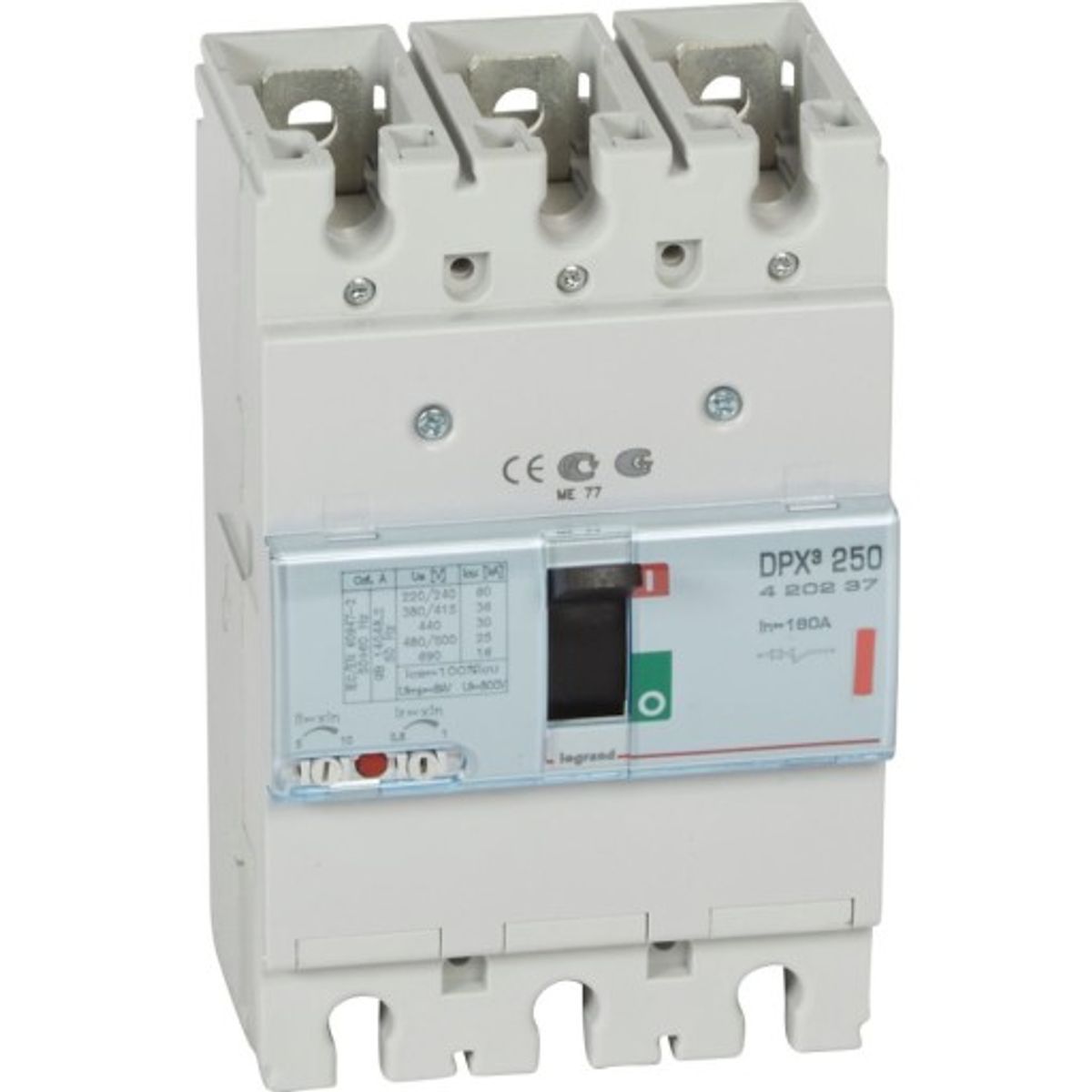 DPX3 250 Maksimalafbryder Termo 3P 160A 36kA