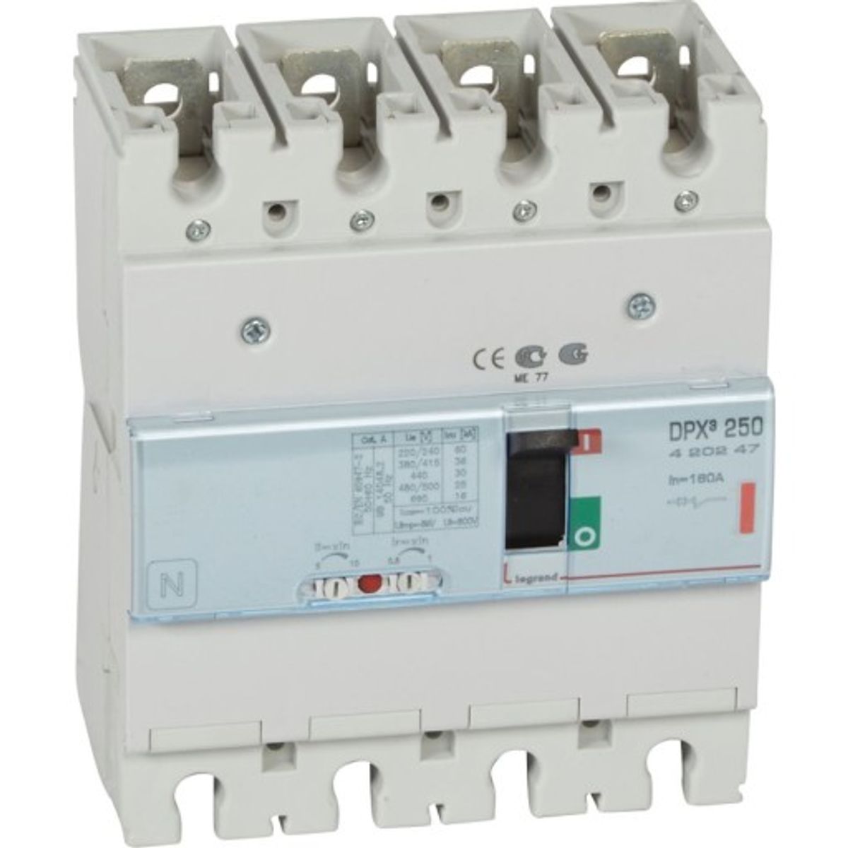 DPX3 250 Maksimalafbryder Termo 4P 160A 36kA