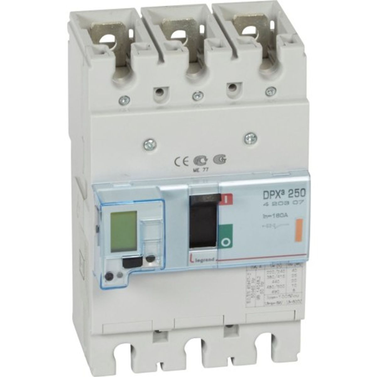 DPX3 250 Maksimalafbryder Elektronisk 3P 160A 25kA