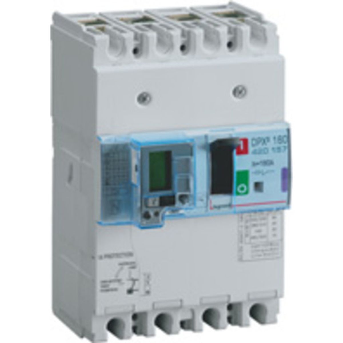 DPX3 160 Maksimalafbryder Termo + Jordfejl 4P 160A 50kA