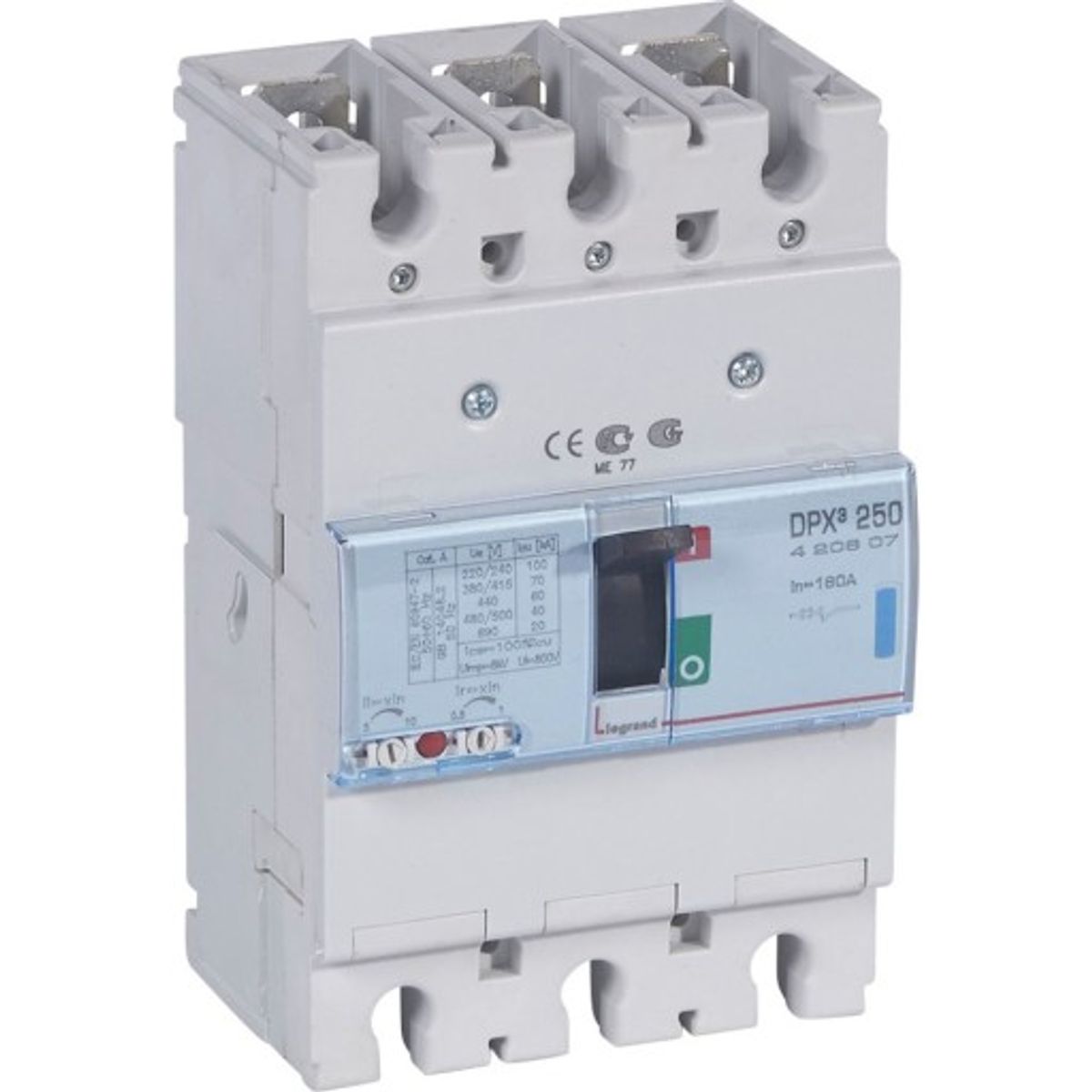 DPX3 250 Maksimalafbryder Termo 3P 160A 70kA