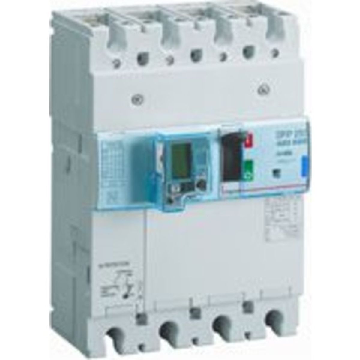 DPX3 250 Maksimalafbryder Termo +Jordfejl 4P 100A 70kA