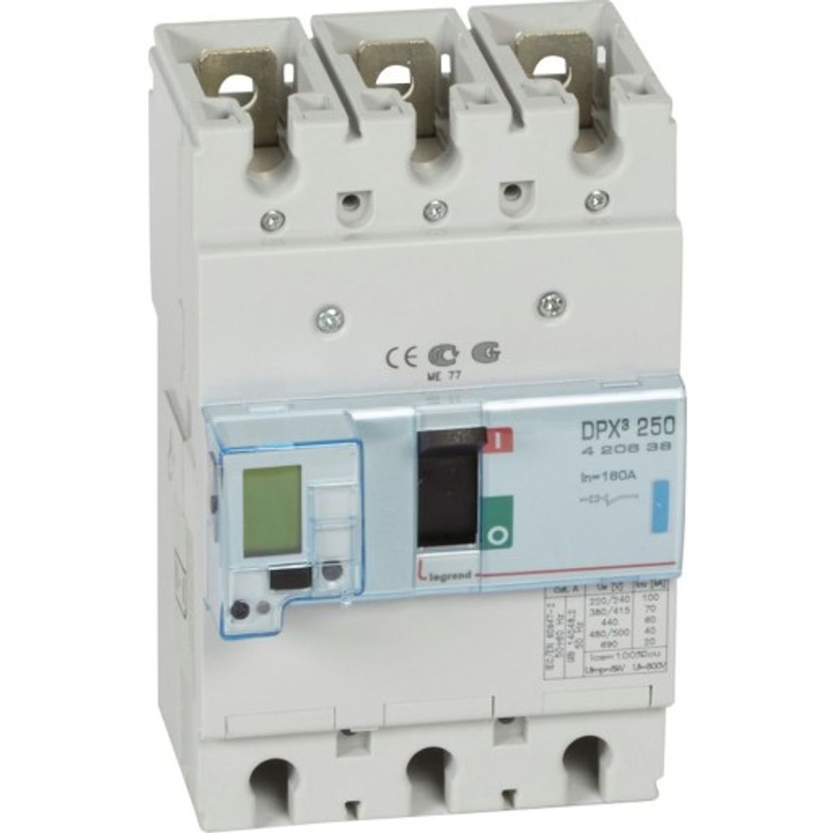 DPX³ 250 Maksimalafb Elektronisk 3Pol 160A 70KA