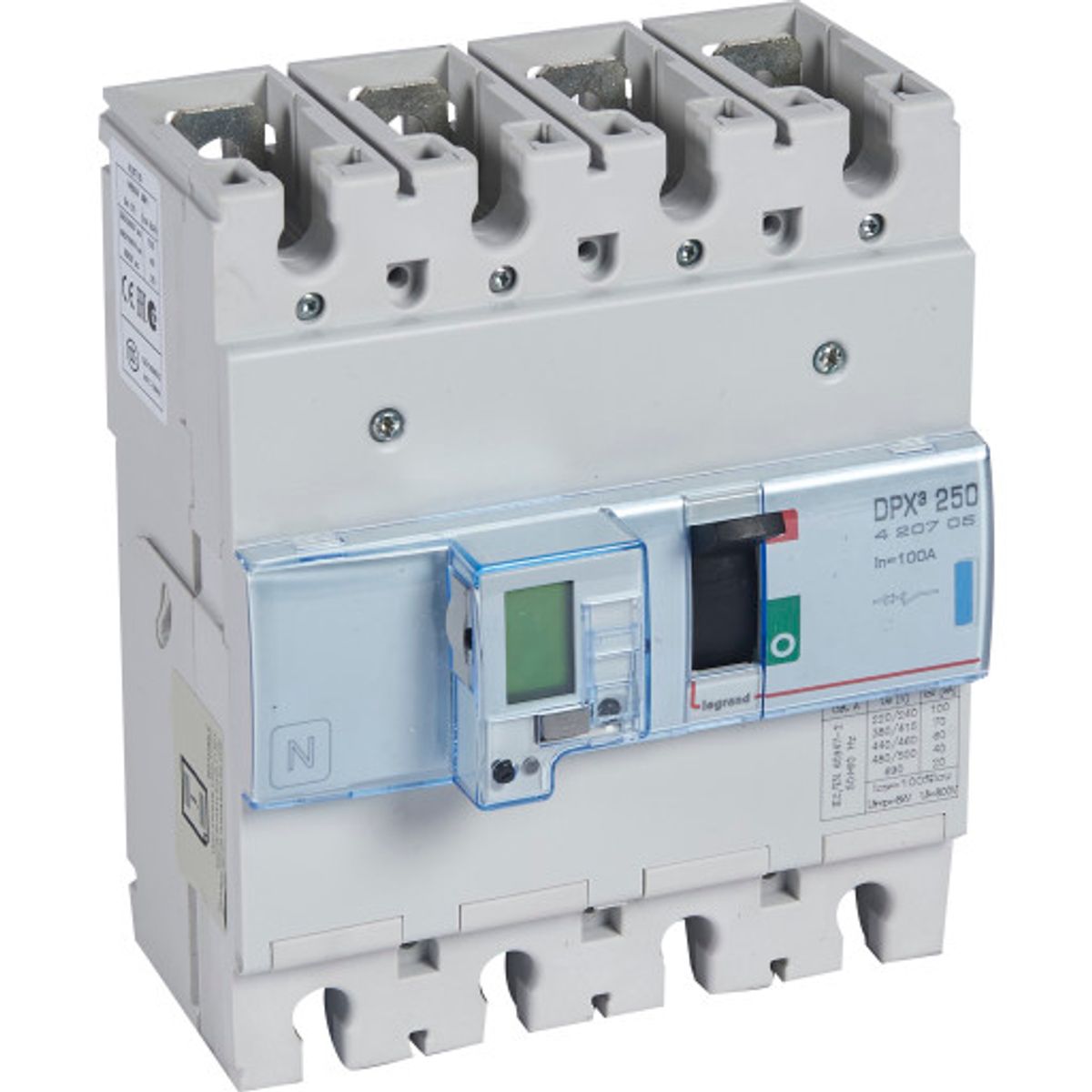 DPX³ 250 Maksimalafb Elektronisk 4Pol 100A 70KA