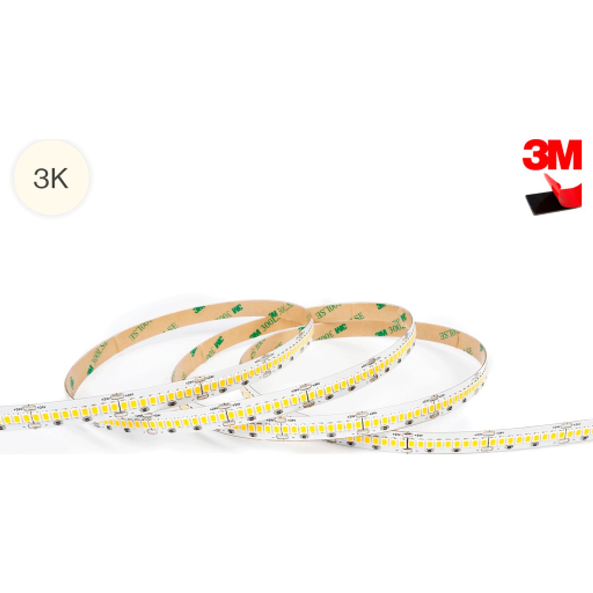 LightMore High-Lumen LED strip 5M 15,36W/meter 3000K