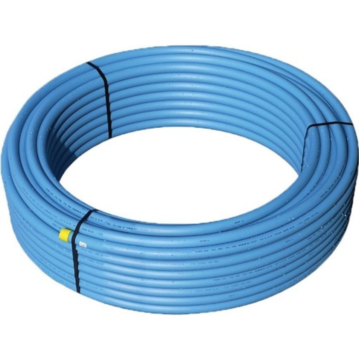 Uponor 63 mm PE80 PN10 SDR11 rør, blå, 100 m, DK-VAND