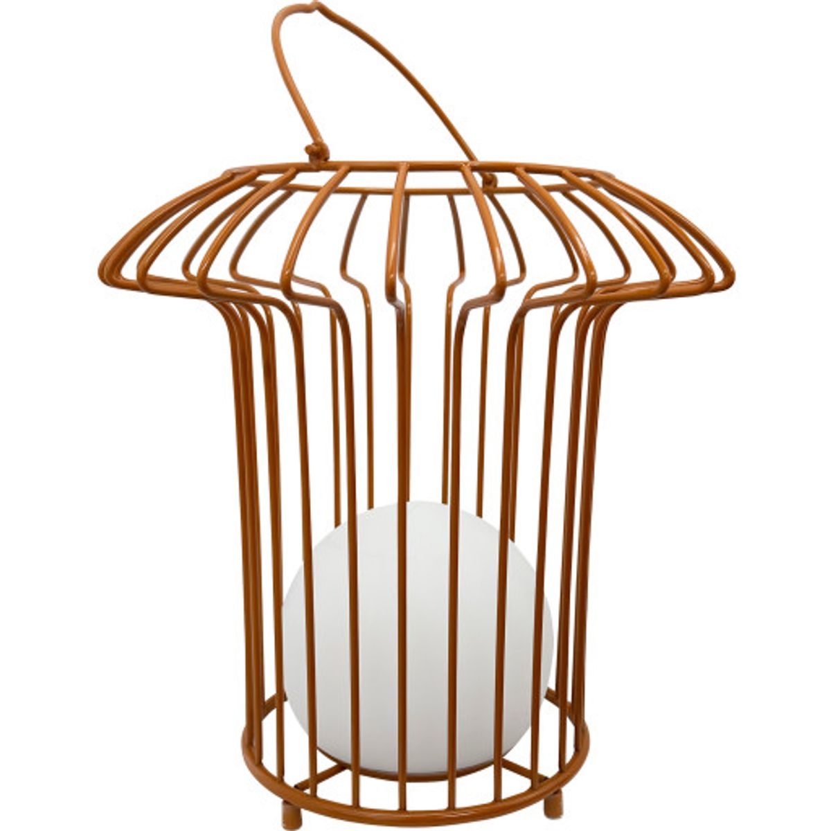 Dyberg Larsen Basket udendørs lanterne Terracotta