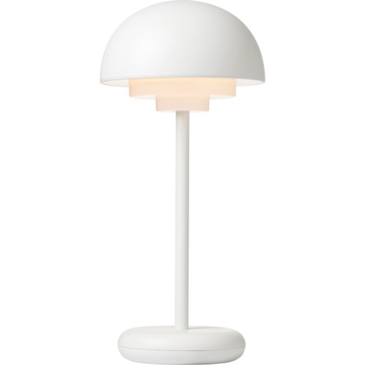 Nielsen Light Toscana genopladelig bordlampe, hvid