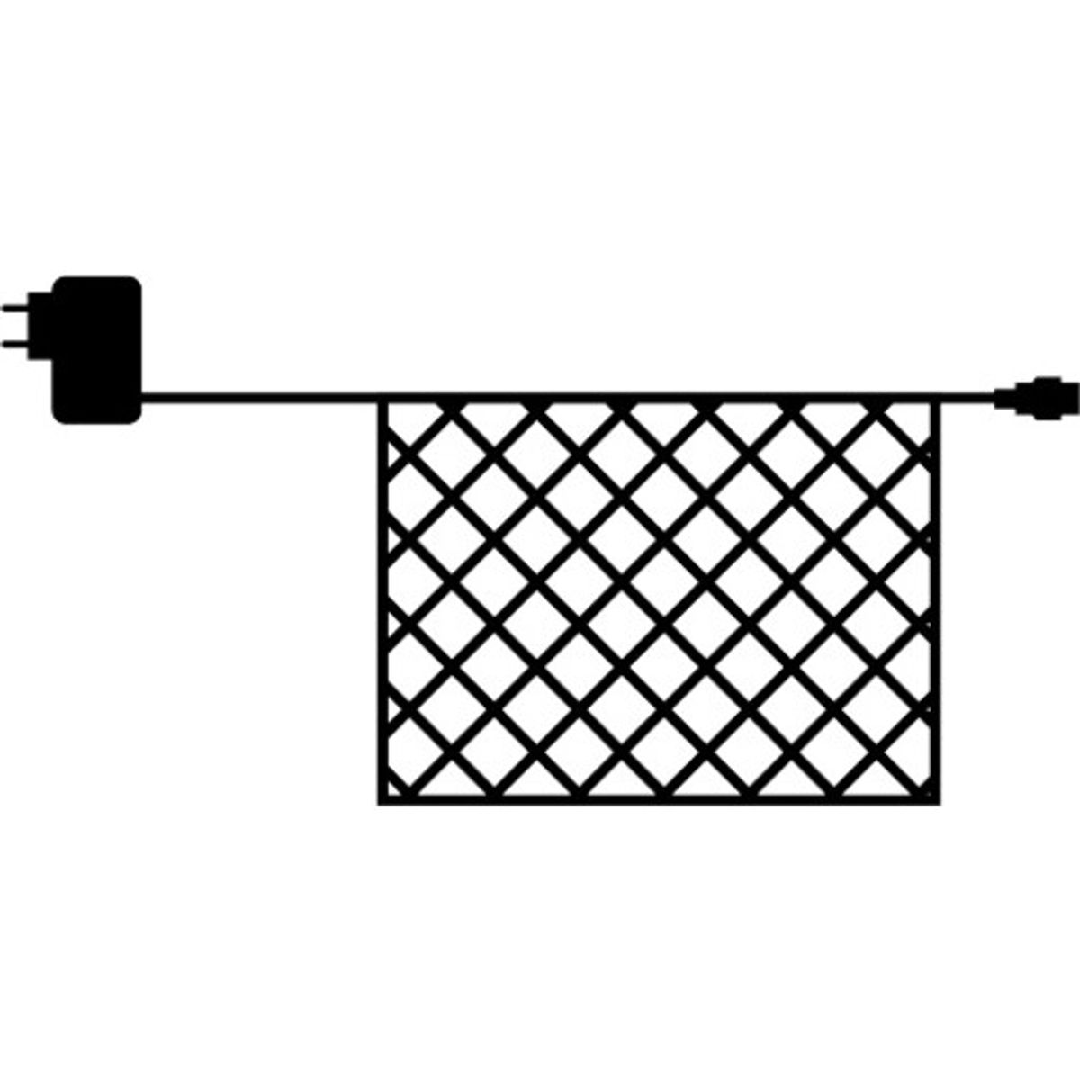 10 stk EASY-LINE LYSKÆDE NET 100L