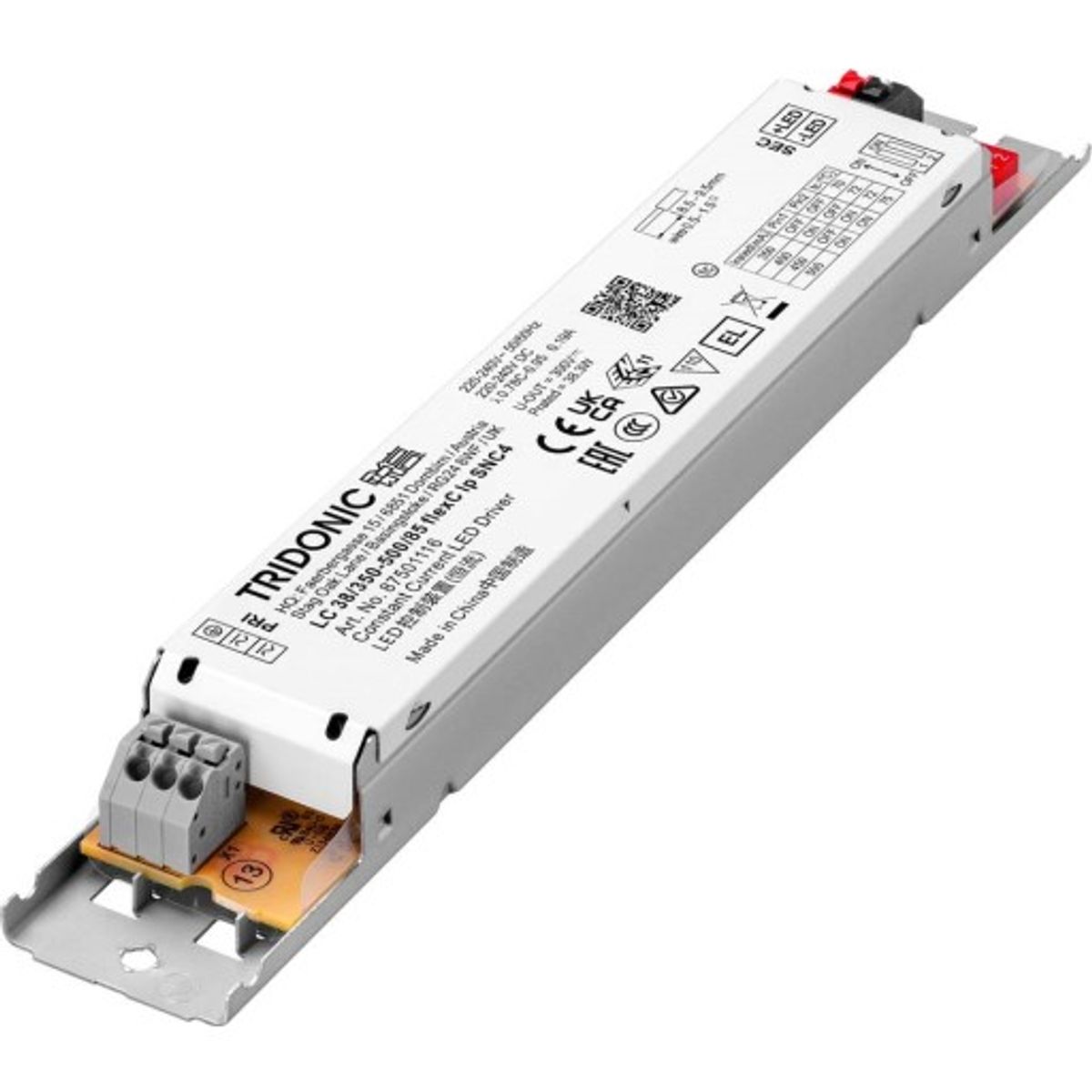 Tridonic Driver LC 38/350-500/85 flexC lp SNC4 lineær On/Off