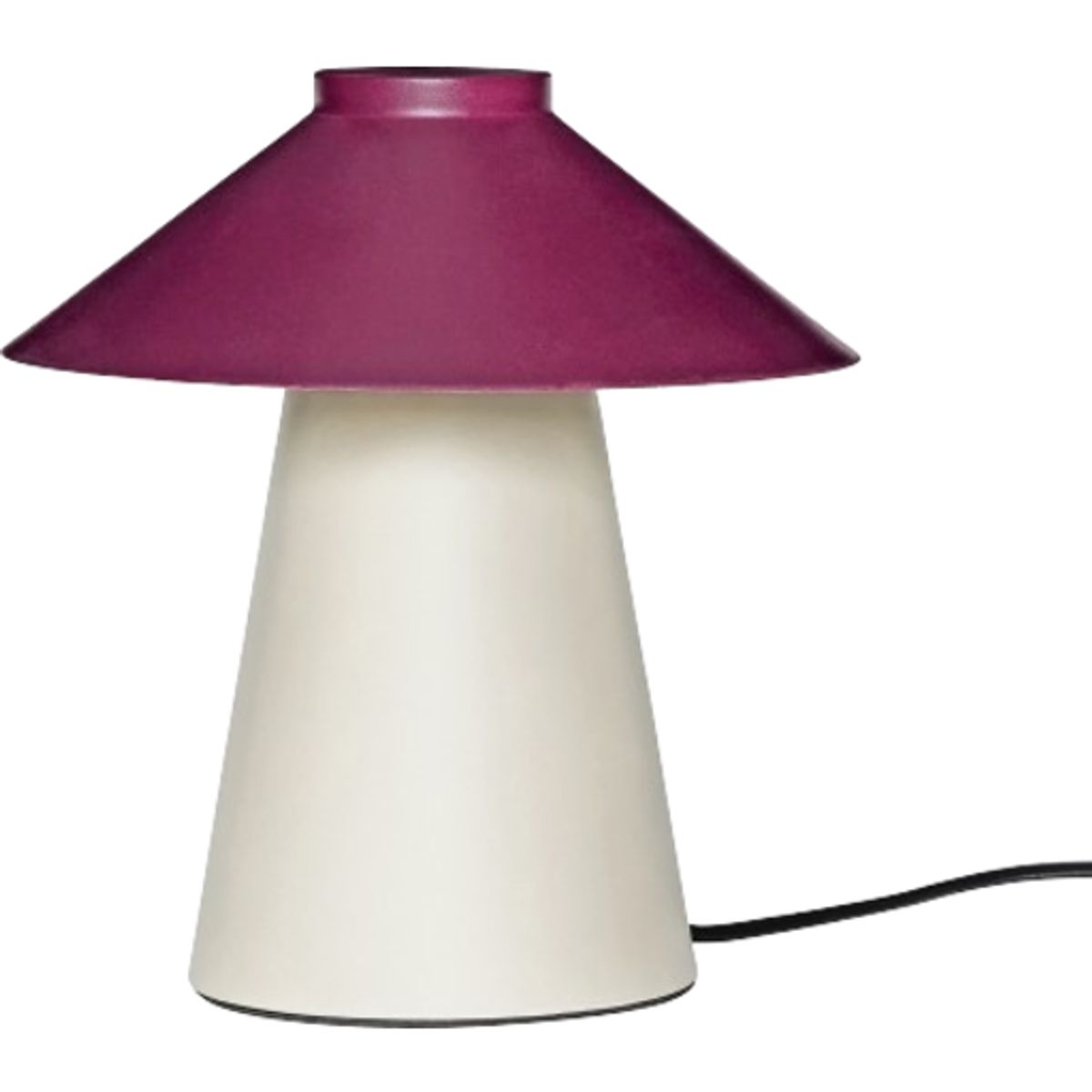 Hübsch Chipper bordlampe, beige/rød