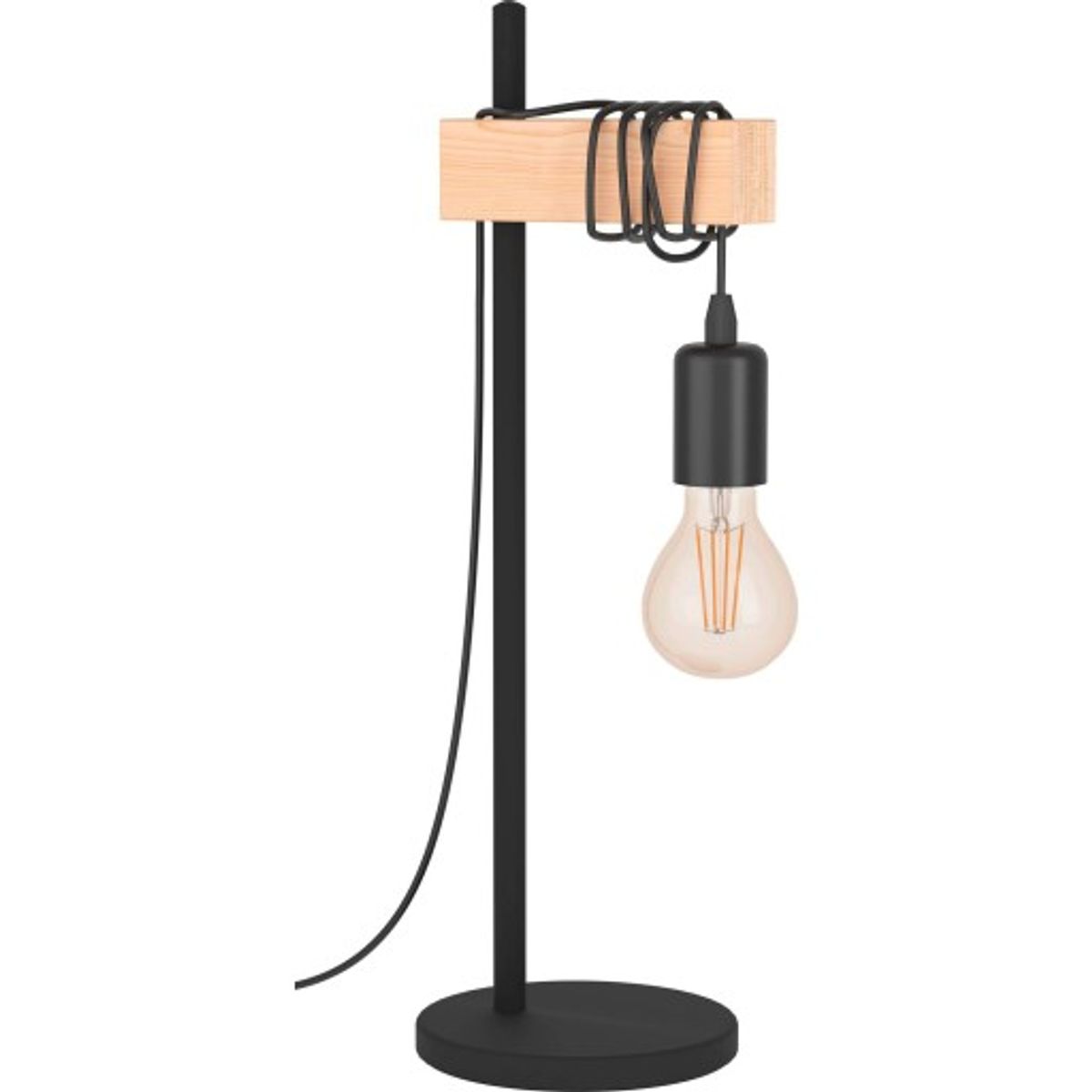 Eglo Townshend bordlampe, sort