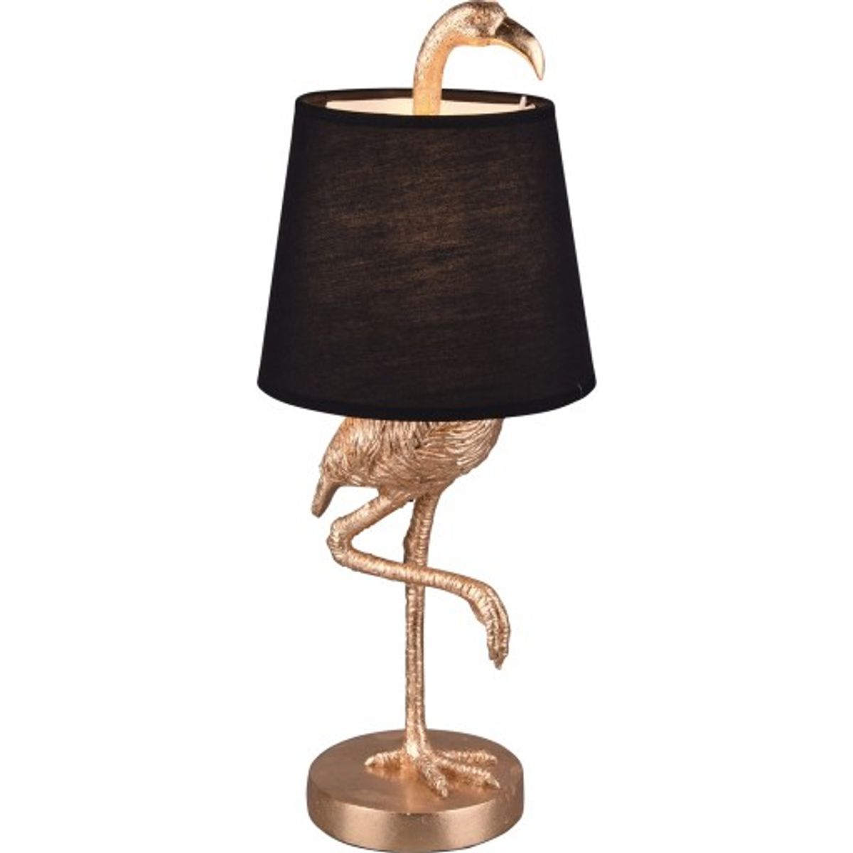 Trio Lighting Lola bordlampe, sort/guld